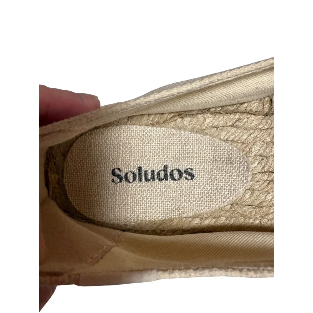 Soludos Bonjour Slip on Organic Espadrille Nautical Resort Vacation Travel - 6